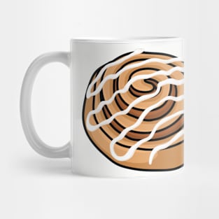 Iced Cinnamon Swirl Cute Illustration Mug